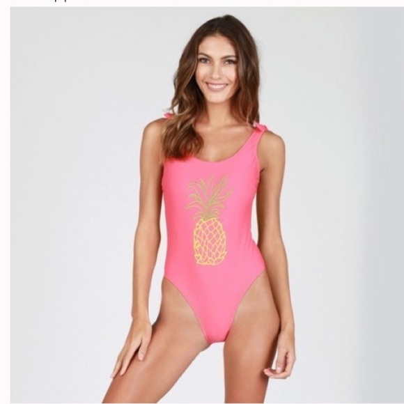Sugar Coast one piece coral swimsuit NWT - Picture 1 of 8